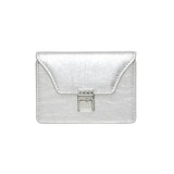 モディックバックル3レイヤーアコーディオンカードウォレット Silver