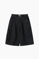 Ocean Pintuck Bermuda Pants