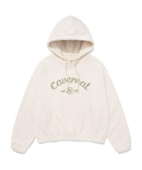 Women’s Oversized Terry Fleece Hoodie Ivory