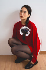 CHECK SCRUNCH / NAVY