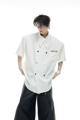 ダブルブレスティドシャツTシャツ