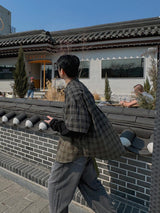 ASCLO Like Layered Check Shirt (2color)