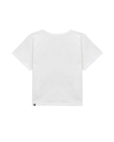 [MADE] ROSE LOGO CROPPED TEE IVORY  