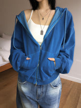 [EE] Run Pigment Hooded Zip-Up