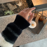 Liu Mohair Dangara Round Knit