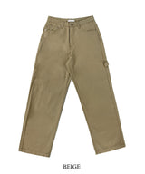 ASCLO Leather Cotton USA Flag Carpenter Pants (3color)