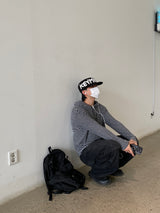  River Taken Pintuck Balloon Denim Pants 3C