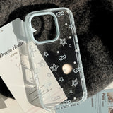 サマーブルーエッジフレッシュムードミニマル iPhone ケース