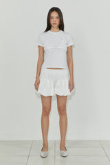 BIKINI LAYERED TOP / IVORY