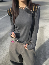 Mode Slim Fit Check Pattern Hoodie (2c)