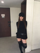 Lace frill knee socks