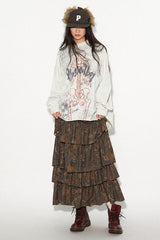  Roman Rib Heavy Industry Distressed Washed Long Sleeve T-shirt