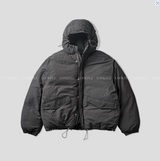  Burnley Curve String Hooded Padding