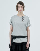 glitter star t-shirts / gray