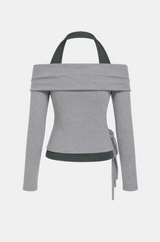 Arielle Halter Wrap Tee