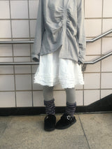 Flare some cotton frill skirt