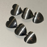 Metal heart hair pin (1pcs)