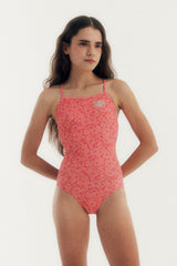 [Vintage Peony_pink] One Piece Swimsuit