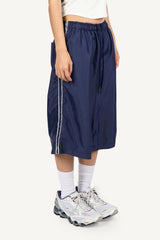 Nylon Track Bermuda Pants
