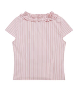 stフリルシャツ(pink)
