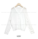 [U-BASIC] Sijeu See-Through Summer Knit Cardigan