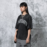 アッシュウォッシュロゴTシャツ (BLUE)