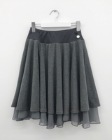 Merci Chiffon Midi Skirt (4color) 