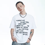 Washed Crop Lettering Short Sleeve - WHITE
