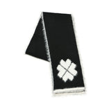DOUBLE CLOVER MUFFLER IN BLACK