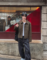 マーティンノンフェイドポケットワイドデニムパンツ