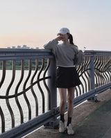 Lacque レザーバンディングショーツ