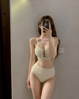 Mellow shirring bikini