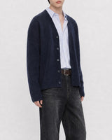 (UNISEX) Knitted V-Neck Cardigan