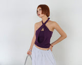 4 color banding harem baggy Aladdin half-length shorts
