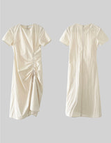litily shirring nylon one-piece