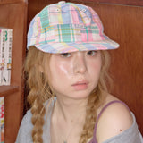 vintage patchwork cap pink