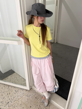 nice banding bermuda pants