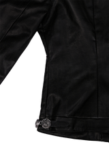 アンティークローズスリムライダージャケット #レザー ブラック