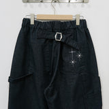 Stel Cinchback Denim Pants