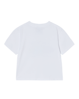 25FW WOMAN NYイメージクロップ半袖Tシャツ ホワイト