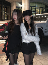 Prong Wool Button Shorts