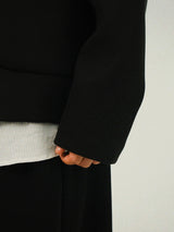 MO Mild Wool Collar Jacket Short Coat