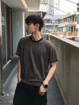 Marvin Crop ストライプ 半袖Tシャツ 3C