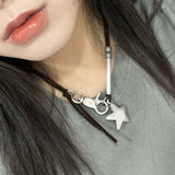 Matt Star Buckle Necklace