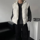 OWNニットウェアフーデッドパデッドベスト (2 colors）