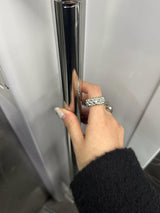 Crystal Pavé Open Ring