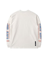 TL ブザービータービンテージウォッシュド長袖Tシャツ (エクリュ)