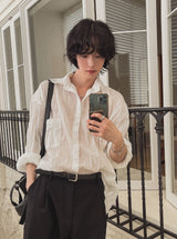 ロッキーリンクルオーバーフィットシャツ