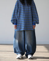 BLOWN WIDE DENIM PANTS