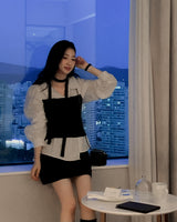 Naty Layered Shirt & Tie Set